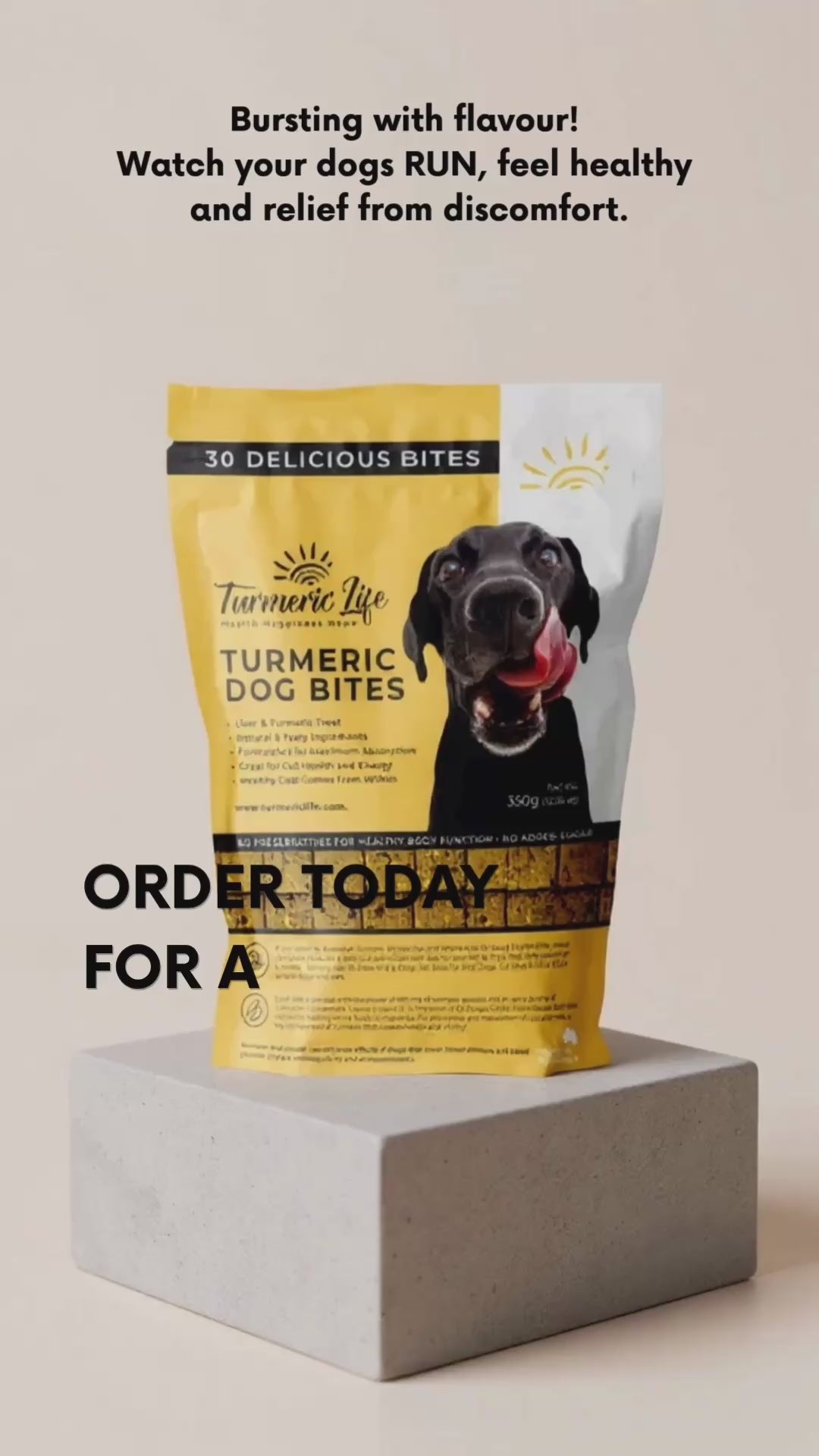 Dr Doug English's Turmeric Dog Treats
